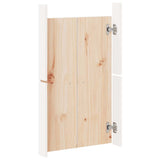 Ante da Cucina da Esterno MEPPEL 2pz Bianche 50x9x82cm Legno Massello di Pino