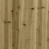 Panca da Giardino 108x35x45 cm Legno Massello Pino Impregnato