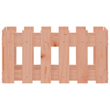 Fioriera Giardino Design Recinzione 60x30x30cm Massello Douglas