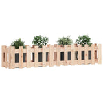 Fioriera Rialzata Giardino a Recinzione 150x30x30 cm Legno Pino