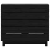 Cesto per Bucato 88,5x44x76 cm Legno Massello Pino