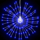 Illuminazione di Natale Galassia 140 LED Blu 17 cm