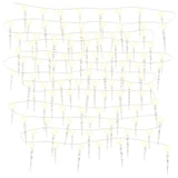 Luci di Natale a forma di ghiacciolo 100 LED Bianco Caldo 10 m Acrilico PVC