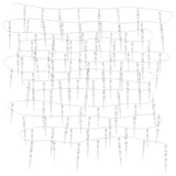 Luci di Natale a forma di ghiacciolo 200 LED Bianco freddo 20 m Acrilico PVC