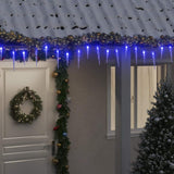 Luce Natale a Ghiacciolo 200 LED Blu 20 m Acrilico PVC
