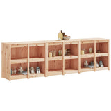 Mobili da Cucina da Esterno MEPPEL 3 pz in Legno Massello di Pino