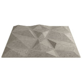 Pannelli Murali 48 pz Grigio Cemento 50x50cm XPS 12 m Diamante