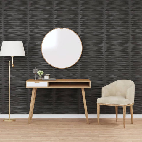 Pannelli Murali 48 pz Neri 50x50 cm XPS 12 m Pietra