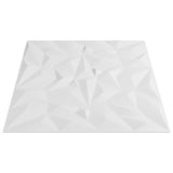Pannelli Murali 48 pz Bianchi 50x50 cm XPS 12 m Ametista