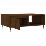 Tavolino da Salotto Rovere Marrone 90x60x35cm Legno truciolato