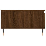 Tavolino da Salotto Rovere Marrone 90x60x35cm Legno truciolato