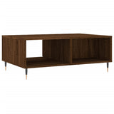 Tavolino da Salotto Rovere Marrone 90x60x35cm Legno truciolato