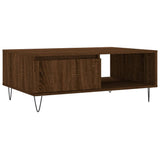 Tavolino da Salotto Rovere Marrone 90x60x35cm Legno truciolato