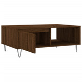 Tavolino da Salotto Rovere Marrone 90x60x35cm Legno truciolato