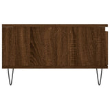 Tavolino da Salotto Rovere Marrone 90x60x35cm Legno truciolato