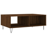 Tavolino da Salotto Rovere Marrone 90x60x35cm Legno truciolato