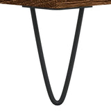 Tavolino da Salotto Rovere Marrone 90x60x35cm Legno truciolato