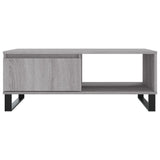 Tavolino da Salotto Grigio Sonoma 90x60x35 cm Legno truciolato