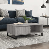 Tavolino da Salotto Grigio Sonoma 90x60x35 cm Legno truciolato