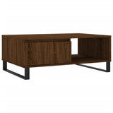 Tavolino da Salotto Rovere Marrone 90x60x35cm Legno truciolato