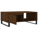 Tavolino da Salotto Rovere Marrone 90x60x35cm Legno truciolato