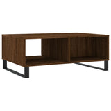 Tavolino da Salotto Rovere Marrone 90x60x35cm Legno truciolato