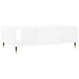 Tavolino da Salotto Bianco 104x60x35 cm in Legno truciolato