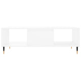 Tavolino da Salotto Bianco 104x60x35 cm in Legno truciolato