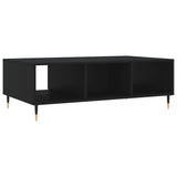 Tavolino da Salotto Nero 104x60x35 cm in Legno truciolato