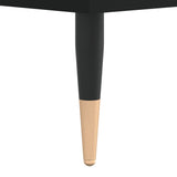 Tavolino da Salotto Nero 104x60x35 cm in Legno truciolato