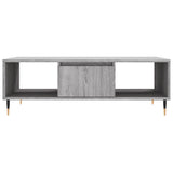 Tavolino da Salotto Grigio Sonoma 104x60x35cm Legno truciolato