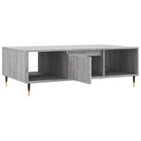Tavolino da Salotto Grigio Sonoma 104x60x35cm Legno truciolato