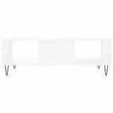 Tavolino da Salotto Bianco 104x60x35 cm in Legno truciolato