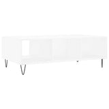 Tavolino da Salotto Bianco 104x60x35 cm in Legno truciolato