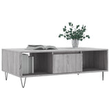 Tavolino da Salotto Grigio Sonoma 104x60x35cm Legno truciolato