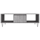 Tavolino da Salotto Grigio Sonoma 104x60x35cm Legno truciolato