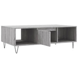 Tavolino da Salotto Grigio Sonoma 104x60x35cm Legno truciolato