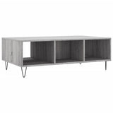Tavolino da Salotto Grigio Sonoma 104x60x35cm Legno truciolato