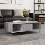 Tavolino da Salotto Grigio Sonoma 104x60x35cm Legno truciolato