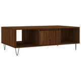 Tavolino Salotto Rovere Marrone 104x60x35 cm Legno truciolato