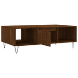 Tavolino Salotto Rovere Marrone 104x60x35 cm Legno truciolato