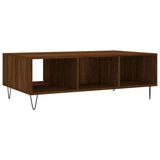 Tavolino Salotto Rovere Marrone 104x60x35 cm Legno truciolato