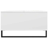 Tavolino da Salotto Bianco 104x60x35 cm in Legno truciolato