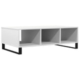 Tavolino da Salotto Bianco 104x60x35 cm in Legno truciolato