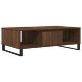 Tavolino Salotto Rovere Marrone 104x60x35 cm Legno truciolato