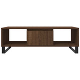 Tavolino Salotto Rovere Marrone 104x60x35 cm Legno truciolato