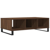 Tavolino Salotto Rovere Marrone 104x60x35 cm Legno truciolato