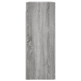 Mobile a Parete Grigio Sonoma 69,5x34x90 cm