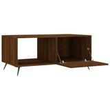 Tavolino da Salotto Rovere Marrone 90x50x40cm Legno truciolato