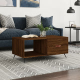 Tavolino da Salotto Rovere Marrone 90x50x40cm Legno truciolato
